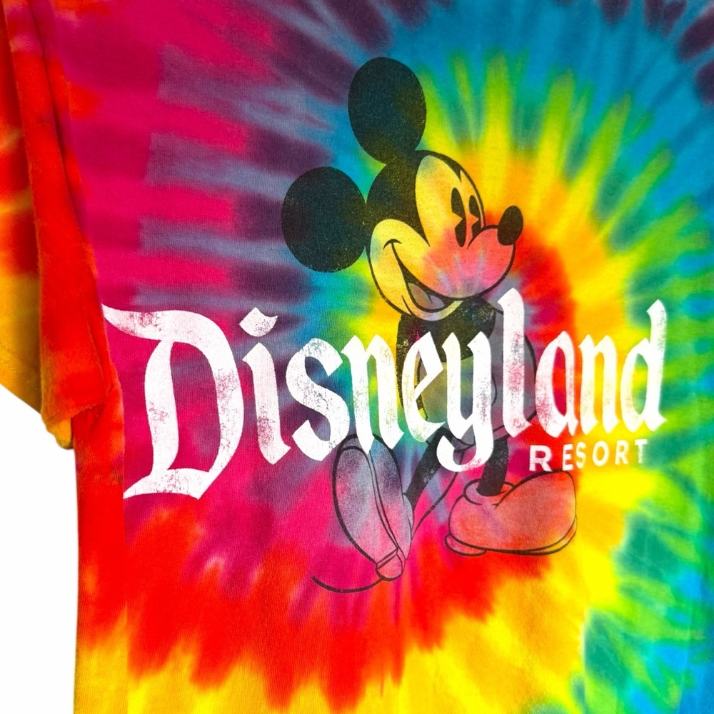 Disneyland Tie-dye Mickey Mouse Shirt Size Medium